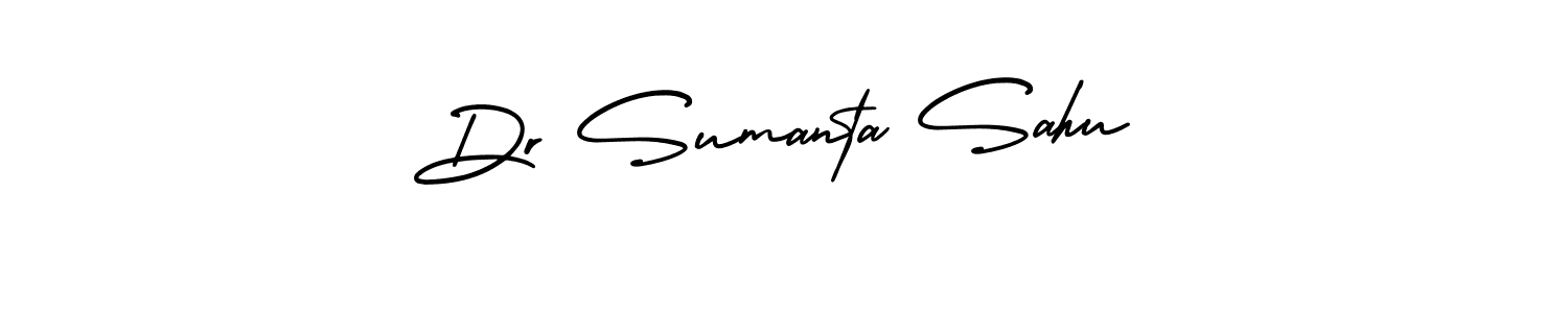 How to make Dr Sumanta Sahu signature? AmerikaSignatureDemo-Regular is a professional autograph style. Create handwritten signature for Dr Sumanta Sahu name. Dr Sumanta Sahu signature style 3 images and pictures png