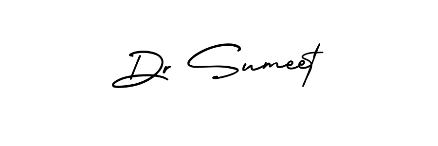 The best way (AmerikaSignatureDemo-Regular) to make a short signature is to pick only two or three words in your name. The name Dr Sumeet include a total of six letters. For converting this name. Dr Sumeet signature style 3 images and pictures png