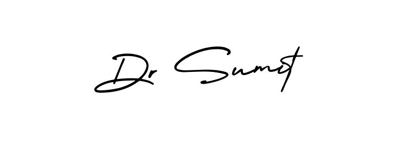 Make a beautiful signature design for name Dr Sumit. With this signature (AmerikaSignatureDemo-Regular) style, you can create a handwritten signature for free. Dr Sumit signature style 3 images and pictures png