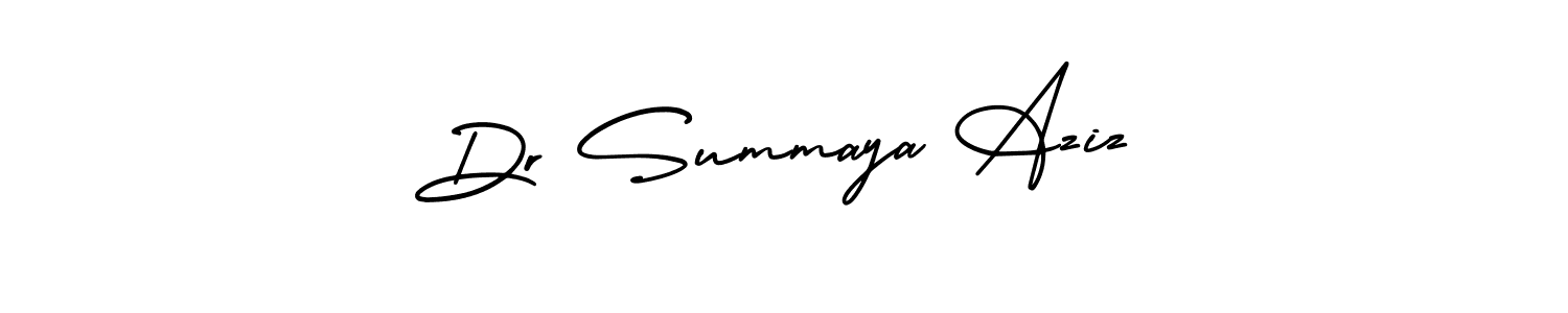 Here are the top 10 professional signature styles for the name Dr Summaya Aziz. These are the best autograph styles you can use for your name. Dr Summaya Aziz signature style 3 images and pictures png