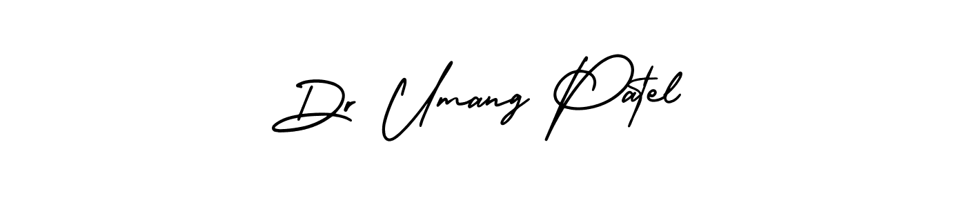 Dr Umang Patel stylish signature style. Best Handwritten Sign (AmerikaSignatureDemo-Regular) for my name. Handwritten Signature Collection Ideas for my name Dr Umang Patel. Dr Umang Patel signature style 3 images and pictures png