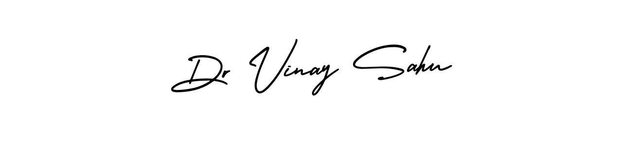 How to make Dr Vinay Sahu name signature. Use AmerikaSignatureDemo-Regular style for creating short signs online. This is the latest handwritten sign. Dr Vinay Sahu signature style 3 images and pictures png