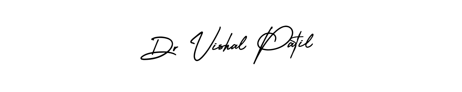 This is the best signature style for the Dr Vishal Patil name. Also you like these signature font (AmerikaSignatureDemo-Regular). Mix name signature. Dr Vishal Patil signature style 3 images and pictures png