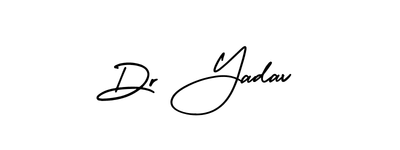 Also You can easily find your signature by using the search form. We will create Dr Yadav name handwritten signature images for you free of cost using AmerikaSignatureDemo-Regular sign style. Dr Yadav signature style 3 images and pictures png