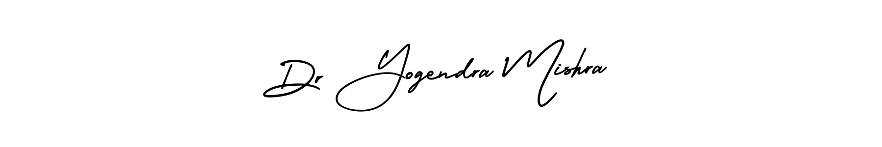 The best way (AmerikaSignatureDemo-Regular) to make a short signature is to pick only two or three words in your name. The name Dr Yogendra Mishra include a total of six letters. For converting this name. Dr Yogendra Mishra signature style 3 images and pictures png
