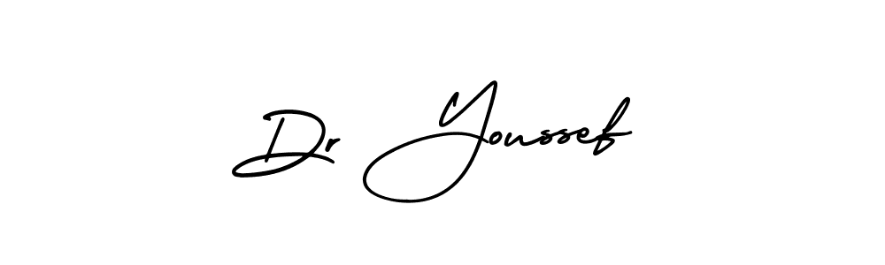 Dr Youssef stylish signature style. Best Handwritten Sign (AmerikaSignatureDemo-Regular) for my name. Handwritten Signature Collection Ideas for my name Dr Youssef. Dr Youssef signature style 3 images and pictures png