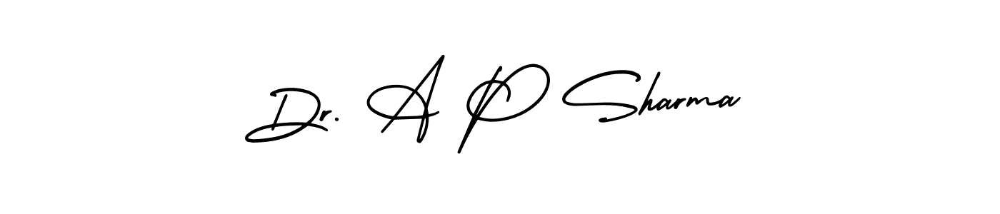 How to Draw Dr. A P Sharma signature style? AmerikaSignatureDemo-Regular is a latest design signature styles for name Dr. A P Sharma. Dr. A P Sharma signature style 3 images and pictures png