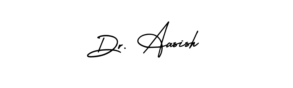 Similarly AmerikaSignatureDemo-Regular is the best handwritten signature design. Signature creator online .You can use it as an online autograph creator for name Dr. Aasish. Dr. Aasish signature style 3 images and pictures png