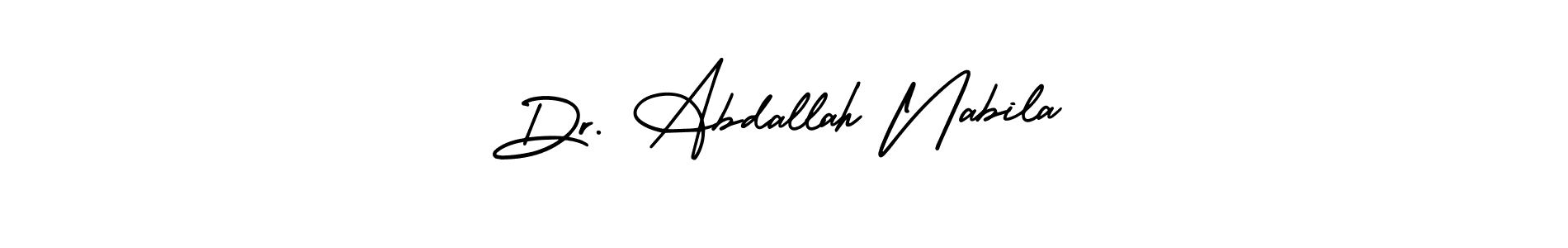 Similarly AmerikaSignatureDemo-Regular is the best handwritten signature design. Signature creator online .You can use it as an online autograph creator for name Dr. Abdallah Nabila. Dr. Abdallah Nabila signature style 3 images and pictures png
