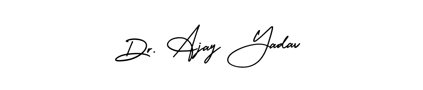 See photos of Dr. Ajay Yadav official signature by Spectra . Check more albums & portfolios. Read reviews & check more about AmerikaSignatureDemo-Regular font. Dr. Ajay Yadav signature style 3 images and pictures png