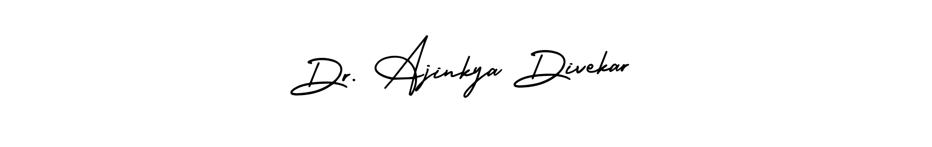 Dr. Ajinkya Divekar stylish signature style. Best Handwritten Sign (AmerikaSignatureDemo-Regular) for my name. Handwritten Signature Collection Ideas for my name Dr. Ajinkya Divekar. Dr. Ajinkya Divekar signature style 3 images and pictures png