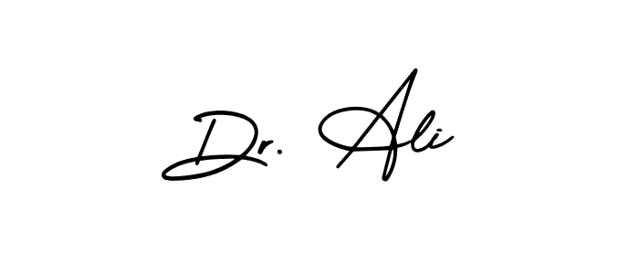 Also we have Dr. Ali name is the best signature style. Create professional handwritten signature collection using AmerikaSignatureDemo-Regular autograph style. Dr. Ali signature style 3 images and pictures png