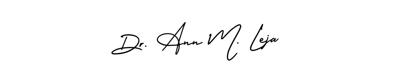 Make a beautiful signature design for name Dr. Ann M. Leja. Use this online signature maker to create a handwritten signature for free. Dr. Ann M. Leja signature style 3 images and pictures png