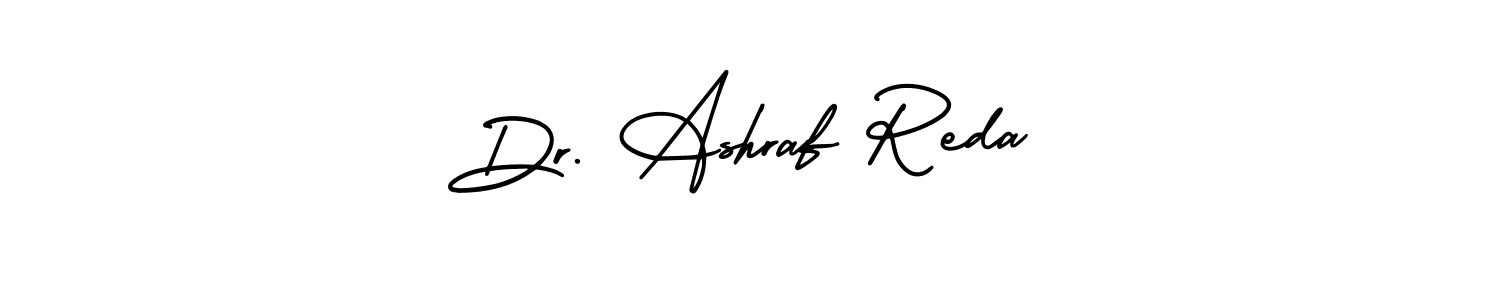 Create a beautiful signature design for name Dr. Ashraf Reda. With this signature (AmerikaSignatureDemo-Regular) fonts, you can make a handwritten signature for free. Dr. Ashraf Reda signature style 3 images and pictures png