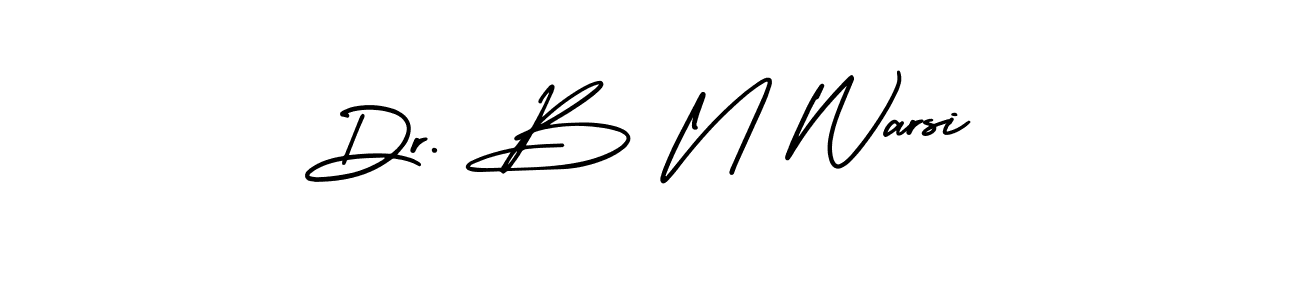 Also You can easily find your signature by using the search form. We will create Dr. B N Warsi name handwritten signature images for you free of cost using AmerikaSignatureDemo-Regular sign style. Dr. B N Warsi signature style 3 images and pictures png