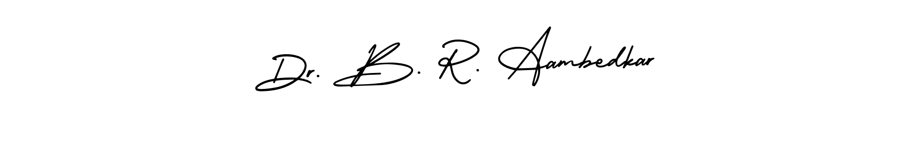 Design your own signature with our free online signature maker. With this signature software, you can create a handwritten (AmerikaSignatureDemo-Regular) signature for name Dr. B. R. Aambedkar. Dr. B. R. Aambedkar signature style 3 images and pictures png