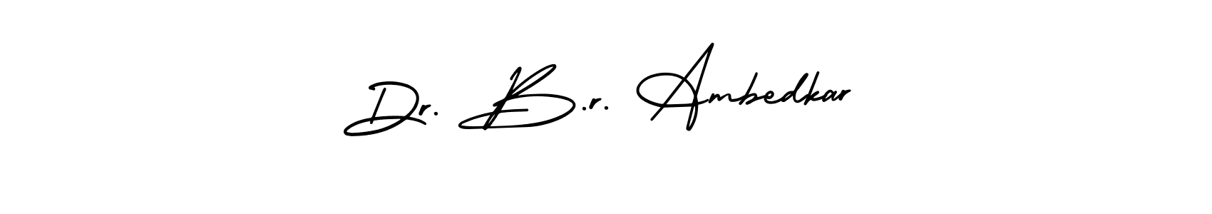 Make a beautiful signature design for name Dr. B.r. Ambedkar. With this signature (AmerikaSignatureDemo-Regular) style, you can create a handwritten signature for free. Dr. B.r. Ambedkar signature style 3 images and pictures png