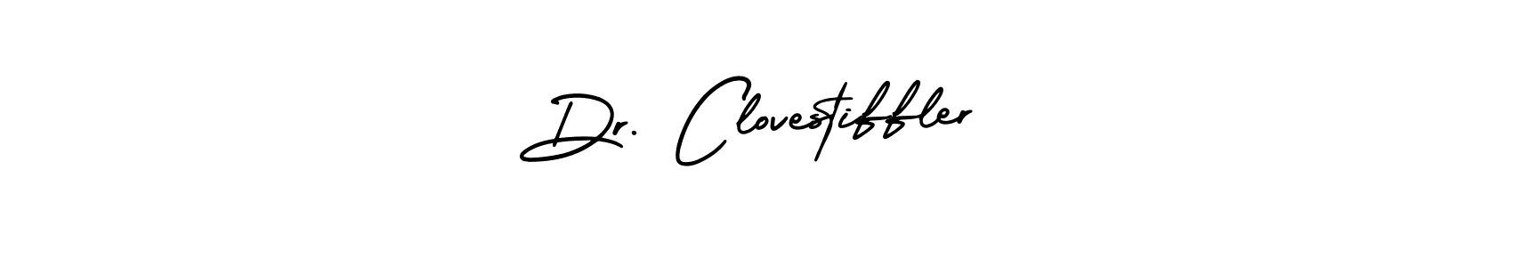 Dr. Clovestiffler stylish signature style. Best Handwritten Sign (AmerikaSignatureDemo-Regular) for my name. Handwritten Signature Collection Ideas for my name Dr. Clovestiffler. Dr. Clovestiffler signature style 3 images and pictures png