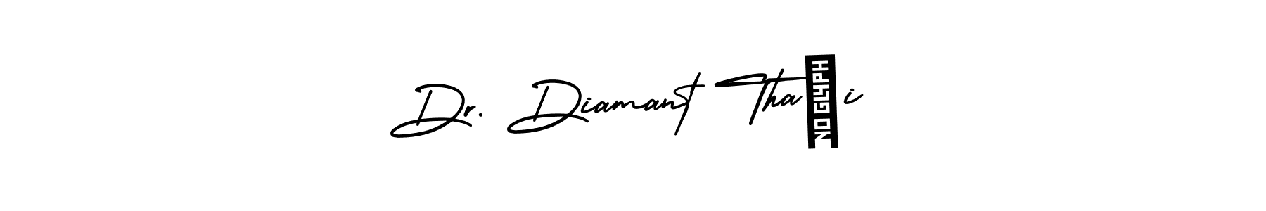 Dr. Diamant Thaçi stylish signature style. Best Handwritten Sign (AmerikaSignatureDemo-Regular) for my name. Handwritten Signature Collection Ideas for my name Dr. Diamant Thaçi. Dr. Diamant Thaçi signature style 3 images and pictures png