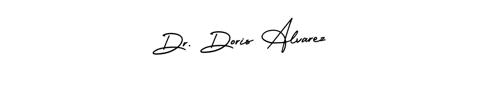 Design your own signature with our free online signature maker. With this signature software, you can create a handwritten (AmerikaSignatureDemo-Regular) signature for name Dr. Doris Alvarez. Dr. Doris Alvarez signature style 3 images and pictures png