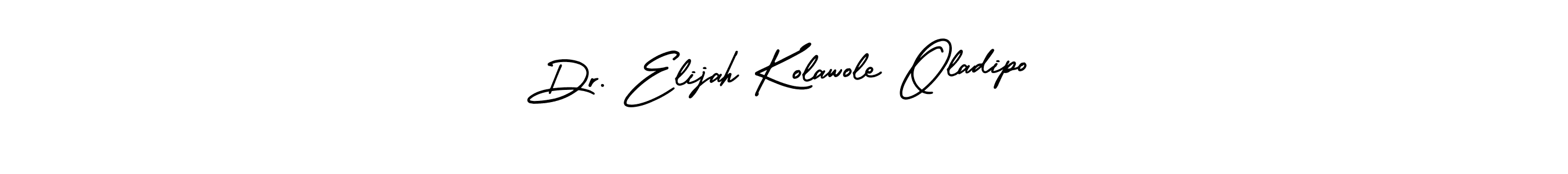 Similarly AmerikaSignatureDemo-Regular is the best handwritten signature design. Signature creator online .You can use it as an online autograph creator for name Dr. Elijah Kolawole Oladipo. Dr. Elijah Kolawole Oladipo signature style 3 images and pictures png