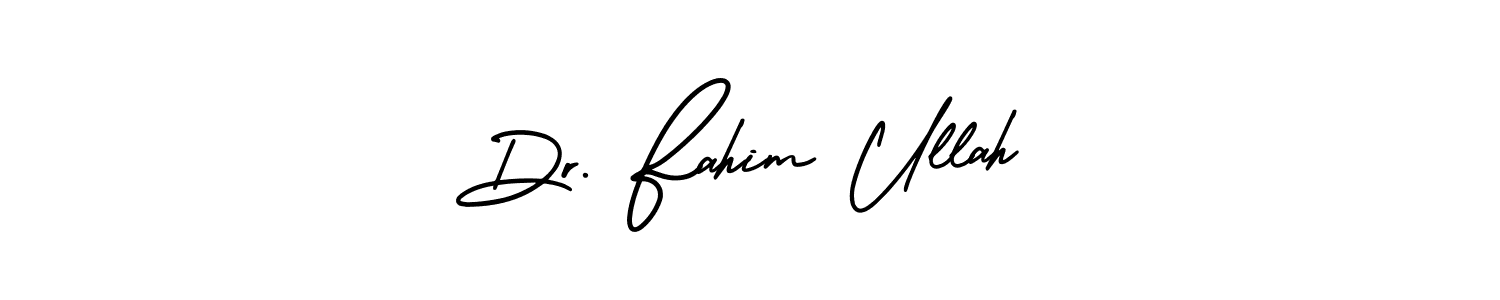 Make a short Dr. Fahim Ullah signature style. Manage your documents anywhere anytime using AmerikaSignatureDemo-Regular. Create and add eSignatures, submit forms, share and send files easily. Dr. Fahim Ullah signature style 3 images and pictures png