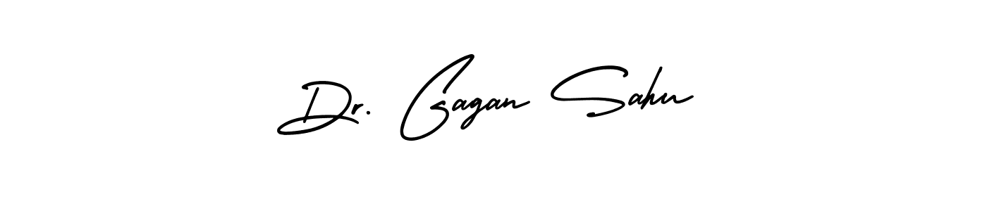 How to make Dr. Gagan Sahu name signature. Use AmerikaSignatureDemo-Regular style for creating short signs online. This is the latest handwritten sign. Dr. Gagan Sahu signature style 3 images and pictures png