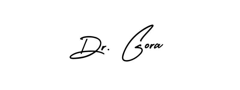 Dr. Gora stylish signature style. Best Handwritten Sign (AmerikaSignatureDemo-Regular) for my name. Handwritten Signature Collection Ideas for my name Dr. Gora. Dr. Gora signature style 3 images and pictures png