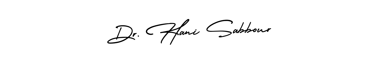 Create a beautiful signature design for name Dr. Hani Sabbour. With this signature (AmerikaSignatureDemo-Regular) fonts, you can make a handwritten signature for free. Dr. Hani Sabbour signature style 3 images and pictures png