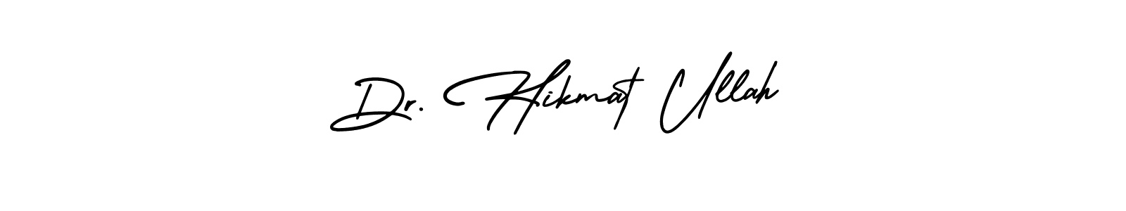 Make a beautiful signature design for name Dr. Hikmat Ullah. Use this online signature maker to create a handwritten signature for free. Dr. Hikmat Ullah signature style 3 images and pictures png