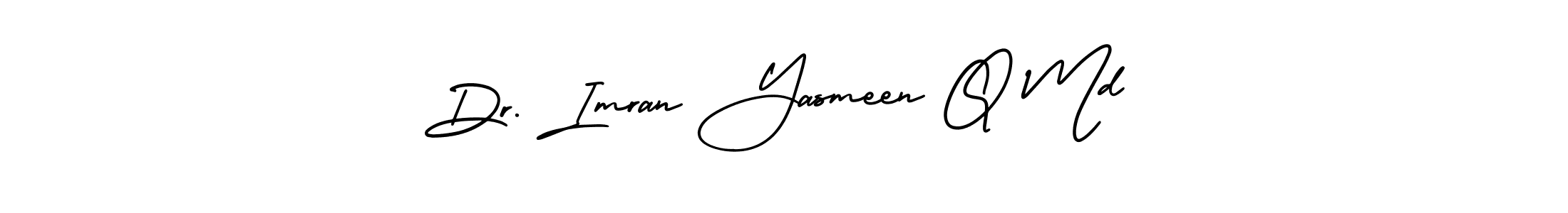 Also You can easily find your signature by using the search form. We will create Dr. Imran Yasmeen Q Md name handwritten signature images for you free of cost using AmerikaSignatureDemo-Regular sign style. Dr. Imran Yasmeen Q Md signature style 3 images and pictures png