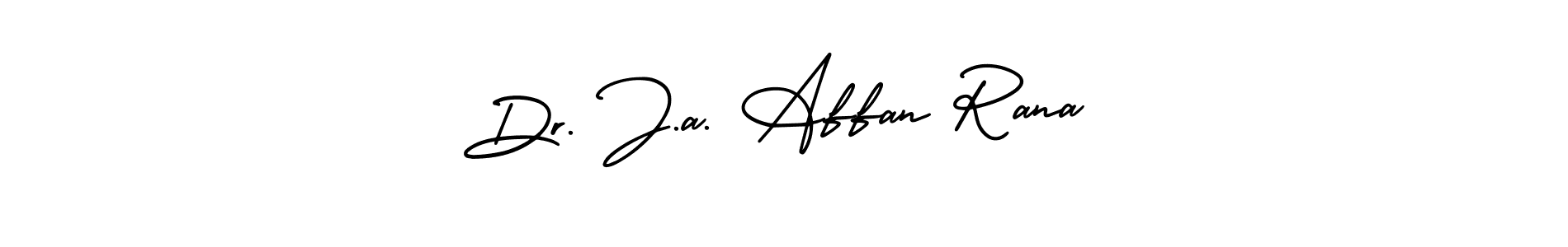 Best and Professional Signature Style for Dr. J.a. Affan Rana. AmerikaSignatureDemo-Regular Best Signature Style Collection. Dr. J.a. Affan Rana signature style 3 images and pictures png