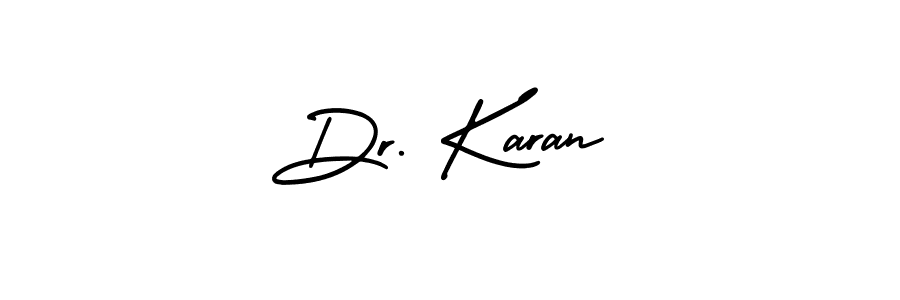 Also You can easily find your signature by using the search form. We will create Dr. Karan name handwritten signature images for you free of cost using AmerikaSignatureDemo-Regular sign style. Dr. Karan signature style 3 images and pictures png