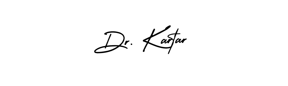 Also You can easily find your signature by using the search form. We will create Dr. Kartar name handwritten signature images for you free of cost using AmerikaSignatureDemo-Regular sign style. Dr. Kartar signature style 3 images and pictures png