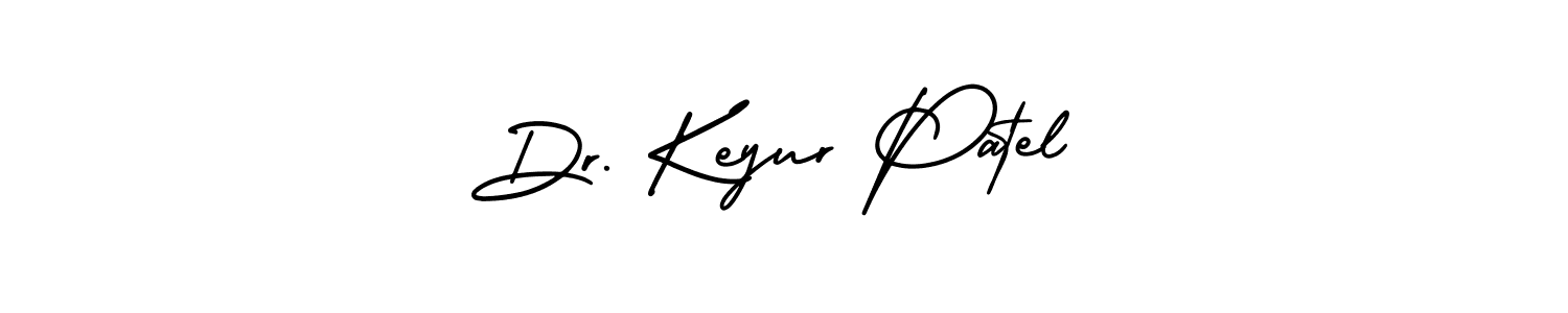 It looks lik you need a new signature style for name Dr. Keyur Patel. Design unique handwritten (AmerikaSignatureDemo-Regular) signature with our free signature maker in just a few clicks. Dr. Keyur Patel signature style 3 images and pictures png