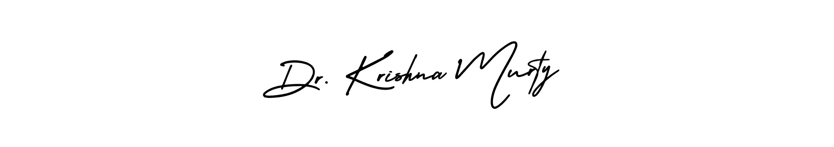 How to make Dr. Krishna Murty signature? AmerikaSignatureDemo-Regular is a professional autograph style. Create handwritten signature for Dr. Krishna Murty name. Dr. Krishna Murty signature style 3 images and pictures png