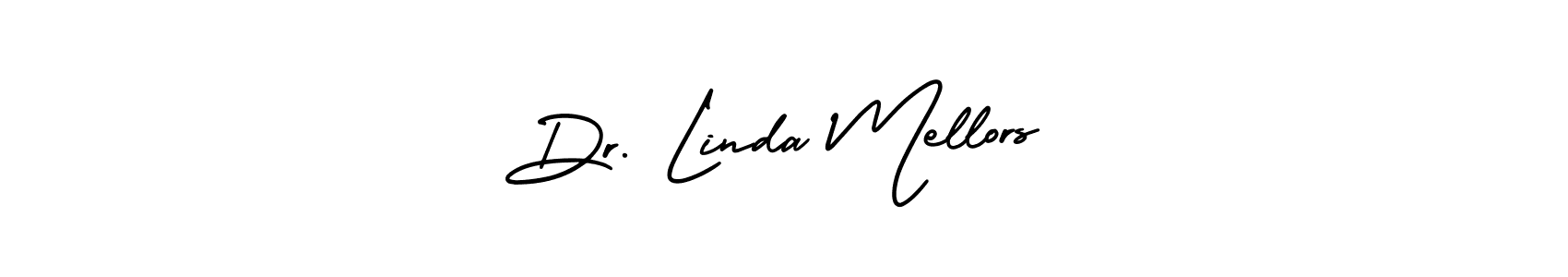 The best way (AmerikaSignatureDemo-Regular) to make a short signature is to pick only two or three words in your name. The name Dr. Linda Mellors include a total of six letters. For converting this name. Dr. Linda Mellors signature style 3 images and pictures png