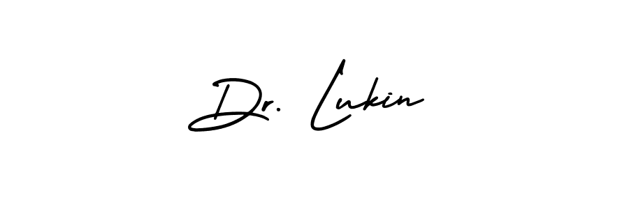 Also You can easily find your signature by using the search form. We will create Dr. Lukin name handwritten signature images for you free of cost using AmerikaSignatureDemo-Regular sign style. Dr. Lukin signature style 3 images and pictures png