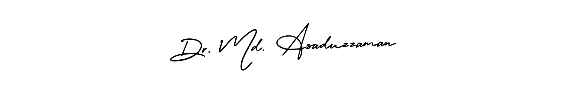 if you are searching for the best signature style for your name Dr. Md. Asaduzzaman. so please give up your signature search. here we have designed multiple signature styles  using AmerikaSignatureDemo-Regular. Dr. Md. Asaduzzaman signature style 3 images and pictures png