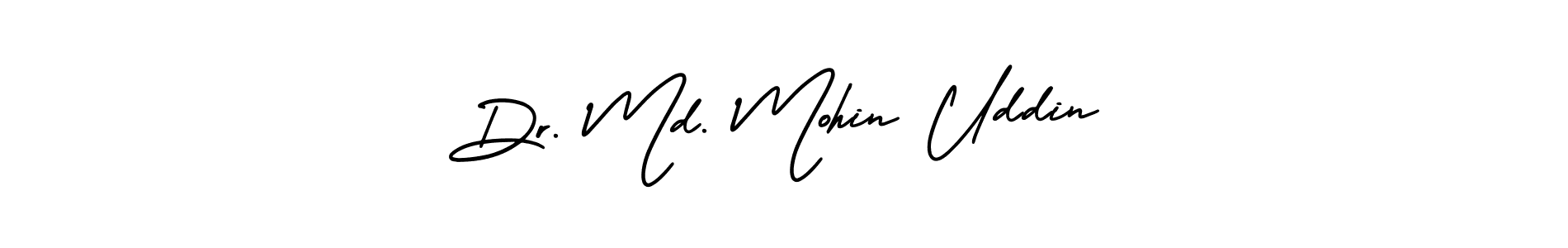 How to make Dr. Md. Mohin Uddin name signature. Use AmerikaSignatureDemo-Regular style for creating short signs online. This is the latest handwritten sign. Dr. Md. Mohin Uddin signature style 3 images and pictures png