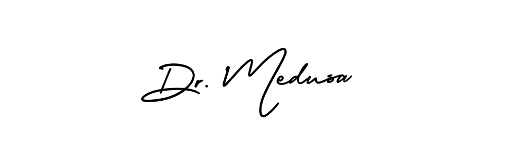 It looks lik you need a new signature style for name Dr. Medusa. Design unique handwritten (AmerikaSignatureDemo-Regular) signature with our free signature maker in just a few clicks. Dr. Medusa signature style 3 images and pictures png