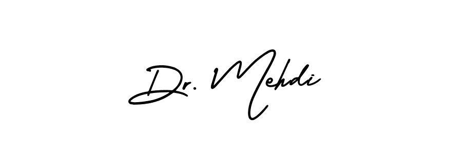 Create a beautiful signature design for name Dr. Mehdi. With this signature (AmerikaSignatureDemo-Regular) fonts, you can make a handwritten signature for free. Dr. Mehdi signature style 3 images and pictures png