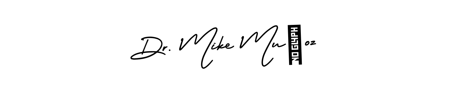 Create a beautiful signature design for name Dr. Mike Muñoz. With this signature (AmerikaSignatureDemo-Regular) fonts, you can make a handwritten signature for free. Dr. Mike Muñoz signature style 3 images and pictures png