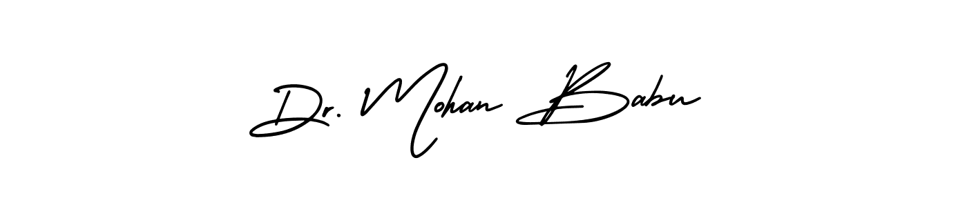 The best way (AmerikaSignatureDemo-Regular) to make a short signature is to pick only two or three words in your name. The name Dr. Mohan Babu include a total of six letters. For converting this name. Dr. Mohan Babu signature style 3 images and pictures png
