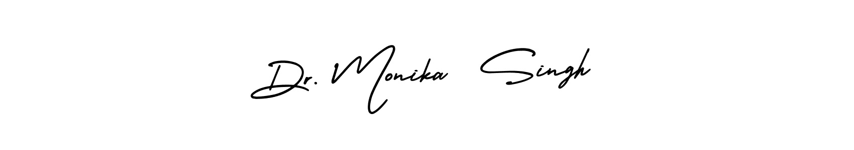 Best and Professional Signature Style for Dr. Monika  Singh. AmerikaSignatureDemo-Regular Best Signature Style Collection. Dr. Monika  Singh signature style 3 images and pictures png