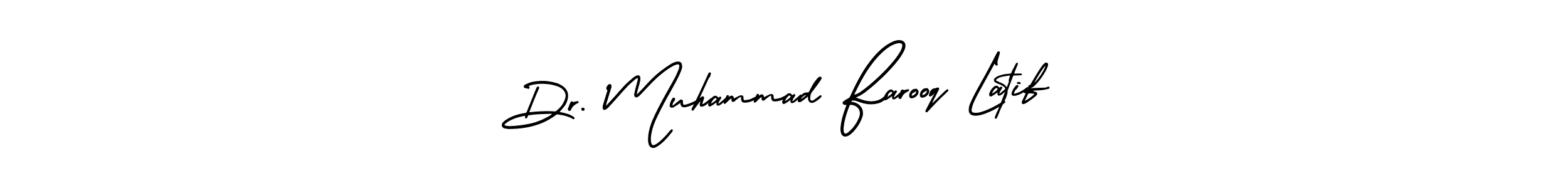 It looks lik you need a new signature style for name Dr. Muhammad Farooq Latif. Design unique handwritten (AmerikaSignatureDemo-Regular) signature with our free signature maker in just a few clicks. Dr. Muhammad Farooq Latif signature style 3 images and pictures png