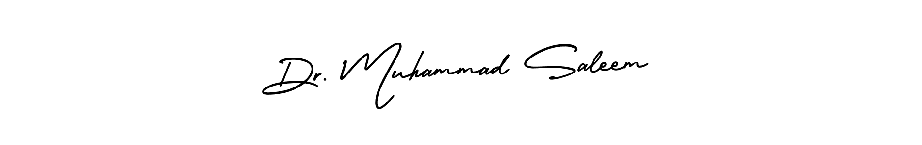 Create a beautiful signature design for name Dr. Muhammad Saleem. With this signature (AmerikaSignatureDemo-Regular) fonts, you can make a handwritten signature for free. Dr. Muhammad Saleem signature style 3 images and pictures png