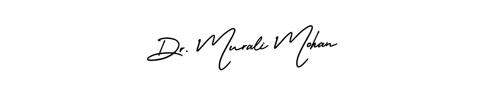 AmerikaSignatureDemo-Regular is a professional signature style that is perfect for those who want to add a touch of class to their signature. It is also a great choice for those who want to make their signature more unique. Get Dr. Murali Mohan name to fancy signature for free. Dr. Murali Mohan signature style 3 images and pictures png