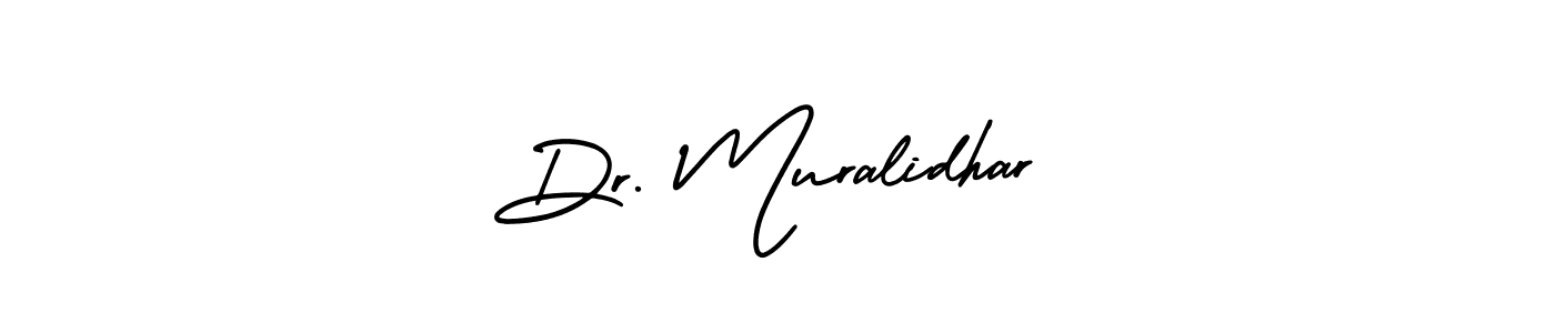 Also we have Dr. Muralidhar name is the best signature style. Create professional handwritten signature collection using AmerikaSignatureDemo-Regular autograph style. Dr. Muralidhar signature style 3 images and pictures png