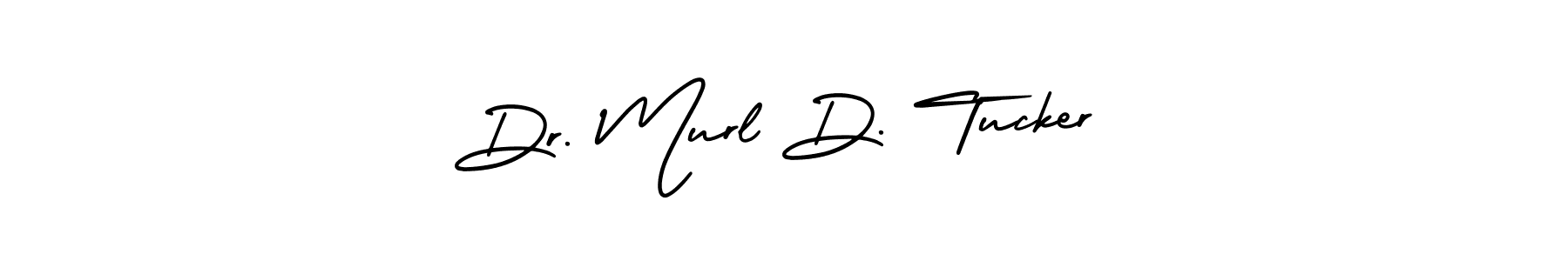 Create a beautiful signature design for name Dr. Murl D. Tucker. With this signature (AmerikaSignatureDemo-Regular) fonts, you can make a handwritten signature for free. Dr. Murl D. Tucker signature style 3 images and pictures png